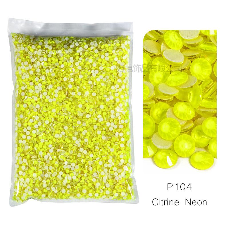 Large Packaging Uniform Glass Imitation Austrian Hot Diamond, Hot Melt Adhesive Bottom Diy Clothing Shoes And Hats Jewelry Rhinestone