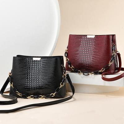 Standard Eidechsenmuster Bucket Bag für Damen einfache Schultertasche feminine Tote Luxustaschen berühmte Marke Umhängetasche