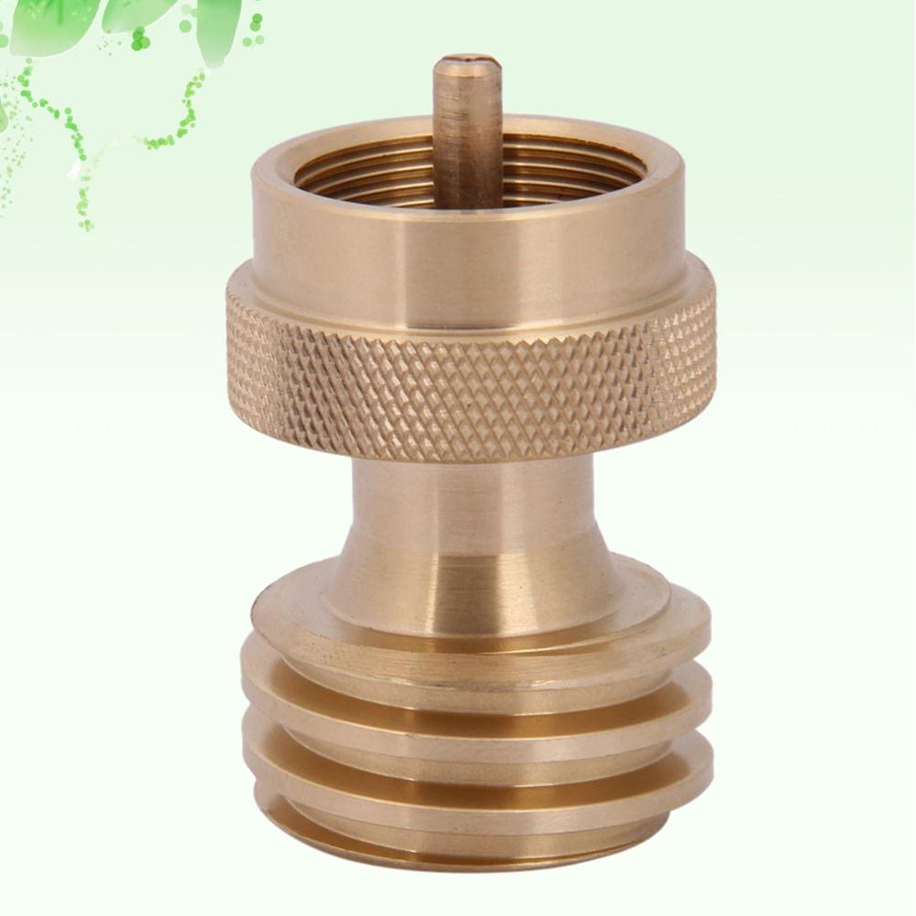 Outdoor Propane Tank Transfer Joint Gas Tank Pressure Reducing Brass Adapter Easy Refill Bbq Grill Safety Gas Cylinder Adapter