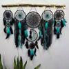 Indian Dream Catcher Feather Pendant Wind Chime - Indoor Tassel Wall Hanging Decor