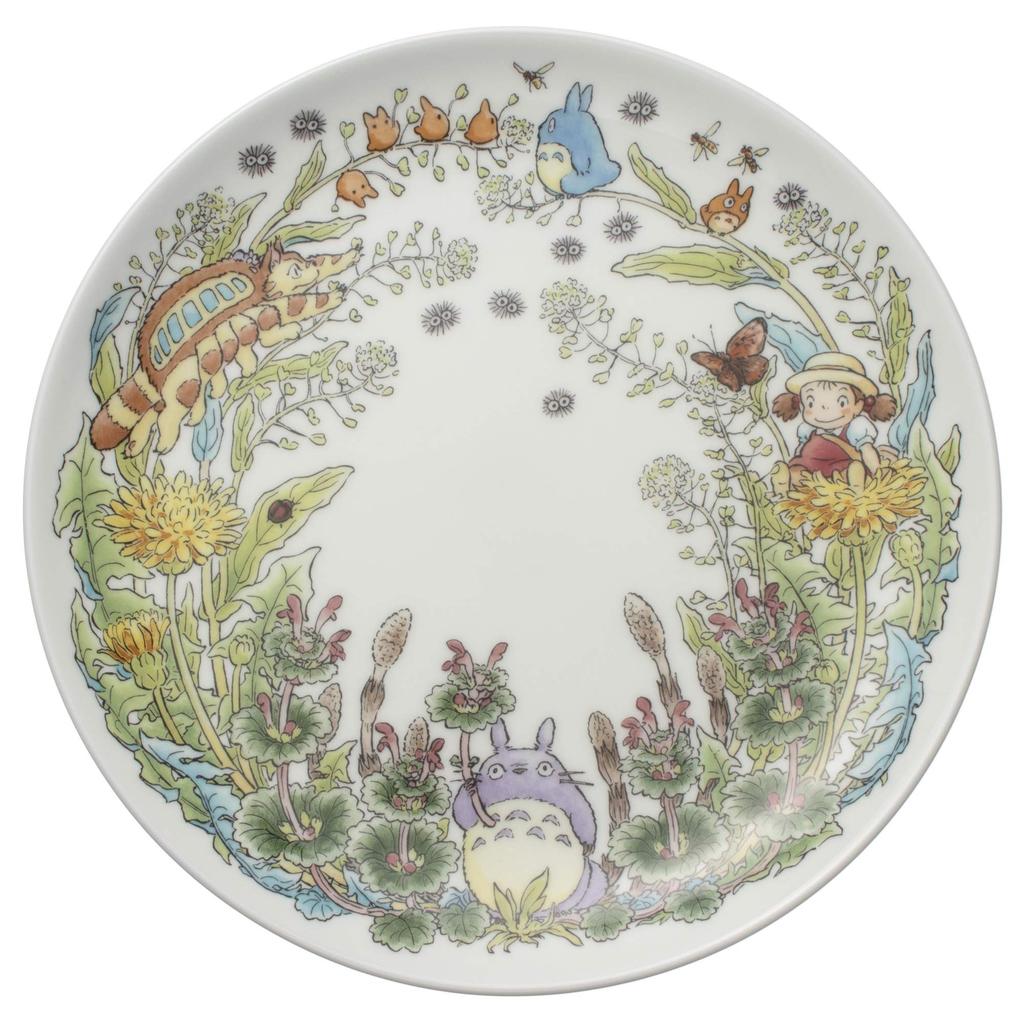 Noritake 23cm Bone China My Neighbor Dandelion 1 Plate, Totoro Edition, Microwave-Safe, Plate, T50116A/4660-2