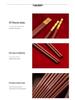 Red Sandalwood Chopstick Gift Set: Unlacquered, Unwaxed Solid Wood for One Person