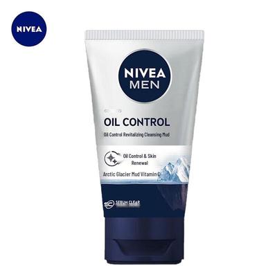 NIVEA Men's Oil Control Mineral Charcoal Facial Cleanser