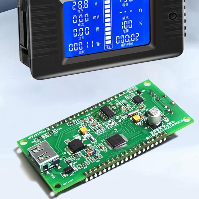 8-120V Batterietester Batterieleistungsdetektor Monitor Diagnosetester Stromverbrauchsanalysegerät LCD-Anzeige