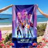 KPop Demon Hunters Print Beach Towel, Versatile Lightweight Absorbent Beach Towel for Pool Surf Yoga Bathroom, Perfect Birthday Holiday Gift