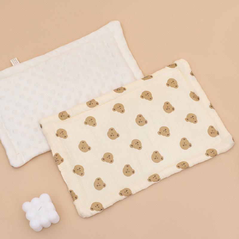 0-12Month Newborn Baby Pillow Cotton Napping  Absorption Breathable Soft Universal Pillow Bedding Babies Accessories