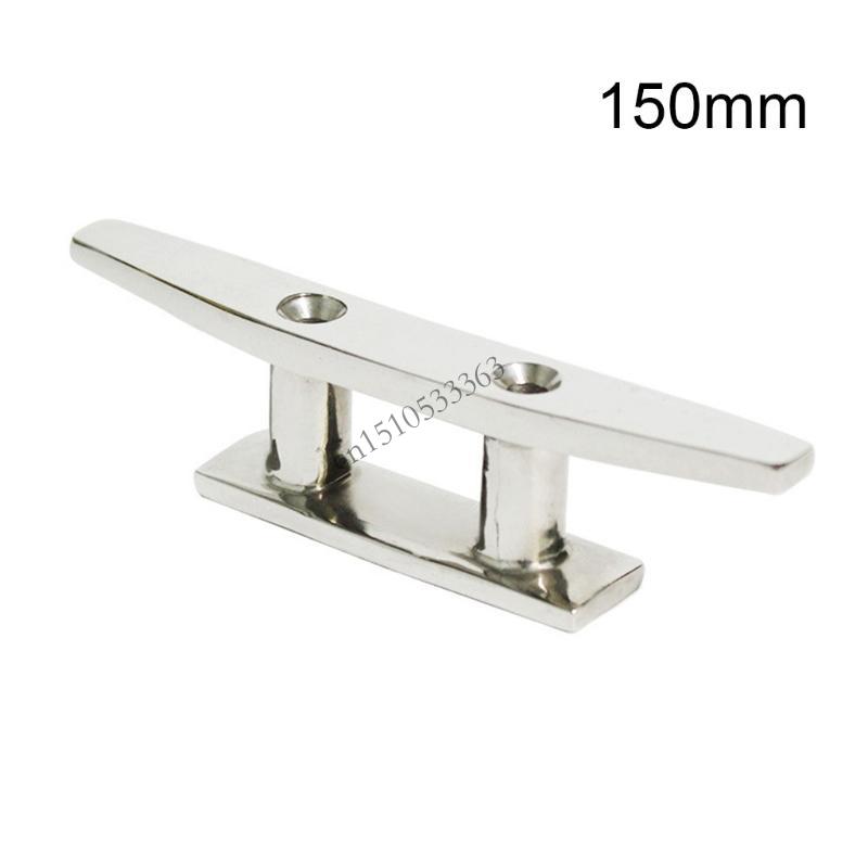 090E Marine 316 Stainless Steel Boat Dock Deck Mooring Cleat Rope Heavy Duty for Rope