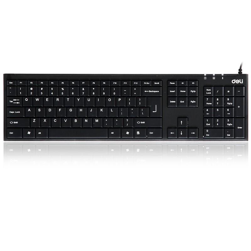 Deli 3711 Wired Silent Keyboard and Mouse Combo