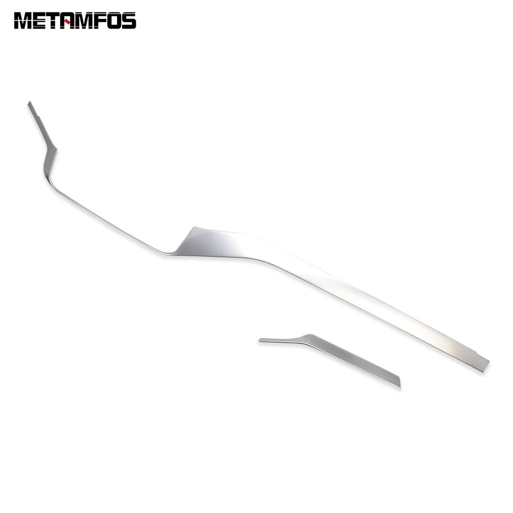 Interior Accessories For Volkswagen VW T-cross Tcross      Steel Center Console Dashboard Panel Molding Trim