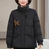 Plus Size XL-6XL Middle Age Women's Down Coats Winter Short Parkas Elegant Loose Thick Warm Down Jackets Woman Outerwears