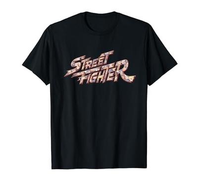 Street Fighter Gaming Logo Chibi Retro Arcade Gamer's T-Shirt