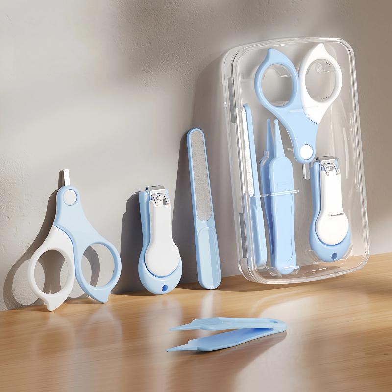 Baby Nail Clipper Set, Nail Scissors Specially For Newborn Babies, Children's Nail File And Scissors With Anti-Pinch Nail Clippers