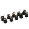 Rubber Well Nuts Motorcycle Fairings Fasteners Brass Nuts for Windshields Windscreen M4 10 Pieces