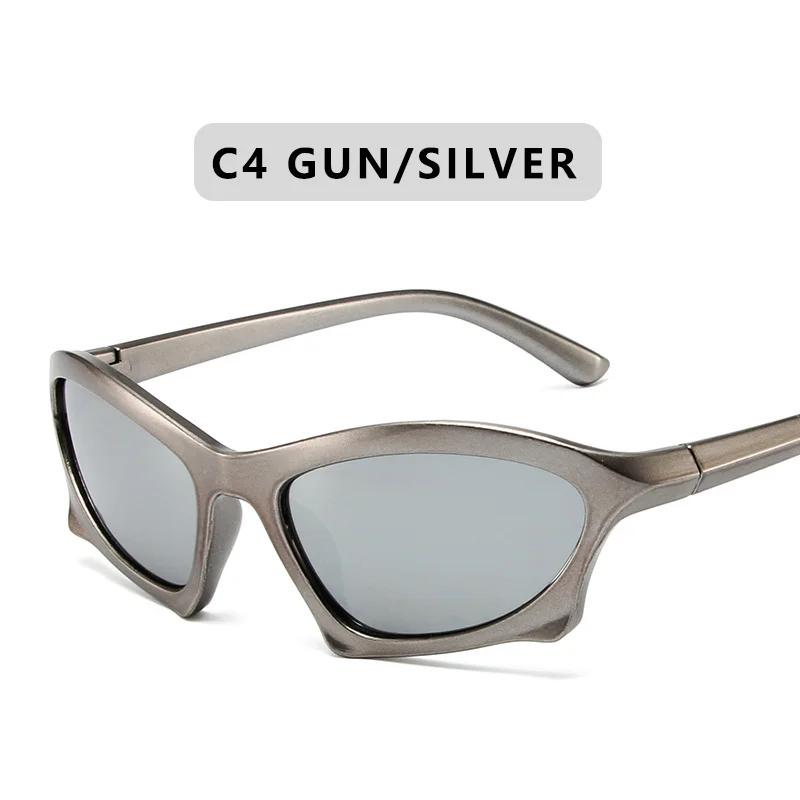 Luxury Punk Sports Sunglasses Women Brand Designer One Piece Sun Glasses Men Goggle Shades Uv400 Fashion Eyewear