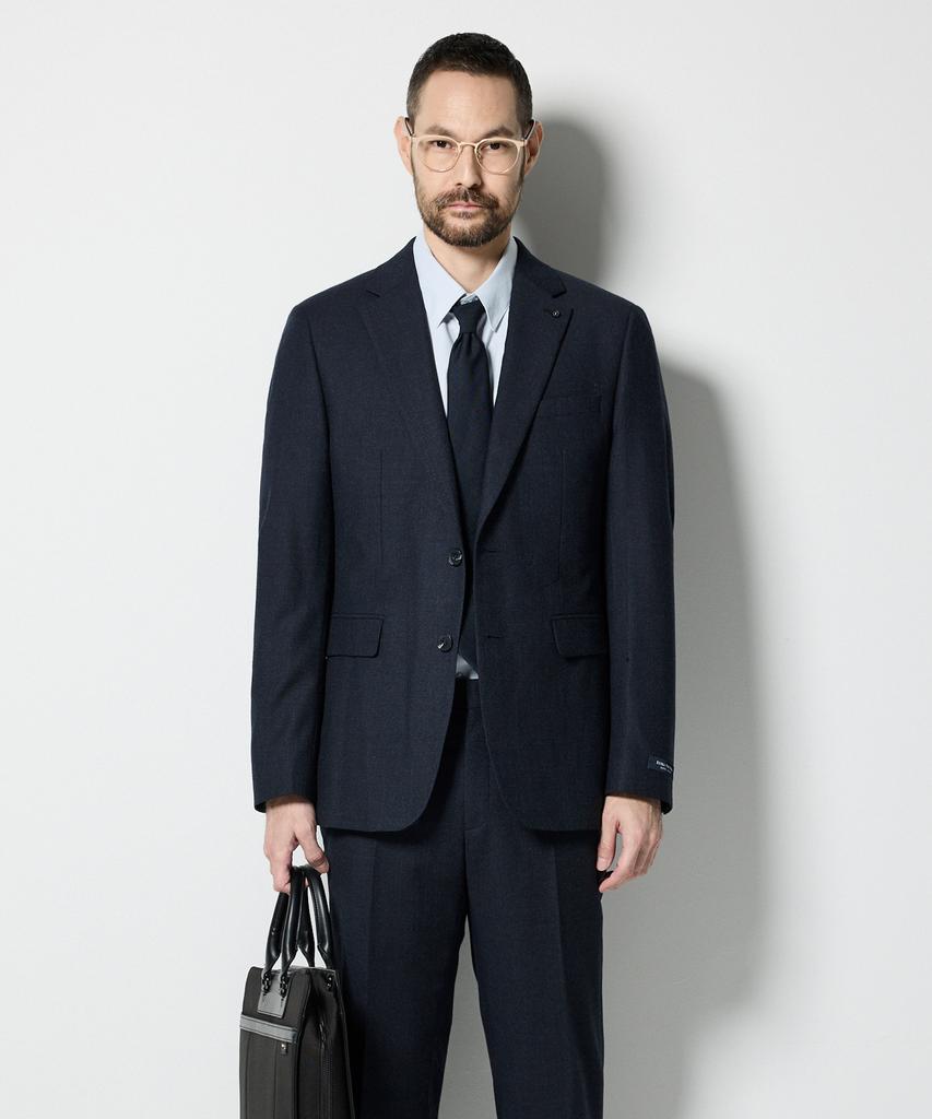 STCO Extra Fine Wool Comfort Formal Jacket Navy (Slim Fit)_Ssjud11Ssn