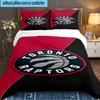 Raptors Basketball Logo 3pcs Bedding Set,Including 1pc Duvet Cover And 2pcs Pillowcases Perfect Gift for Christmas,Ideal for Bedroom, Dormitory