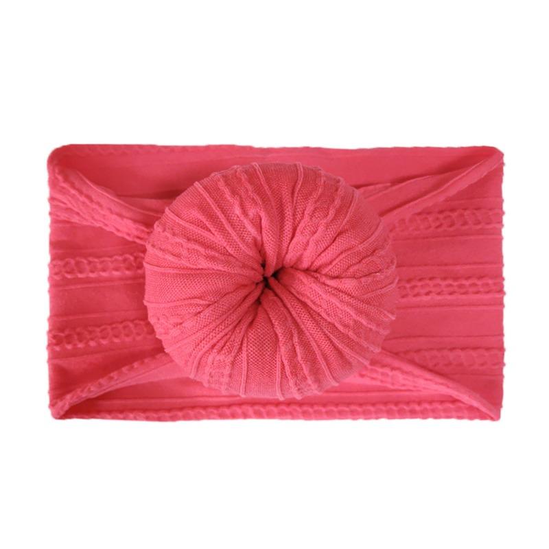 Infant and Toddler Nylon Jacquard Headband Headgear Soft Donut Nylon Stockings Children's Headband Hair Accessories