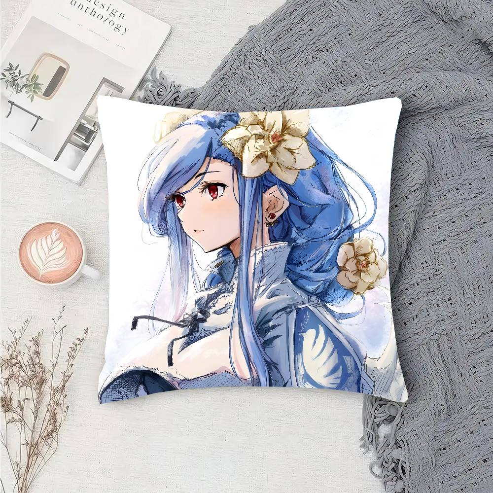 Queen Dizzy Fighting Game GGuilty Gear Pillow Case Fashion Square Pillowcase Bedroom Sofa Room Ins Decoration Leisure