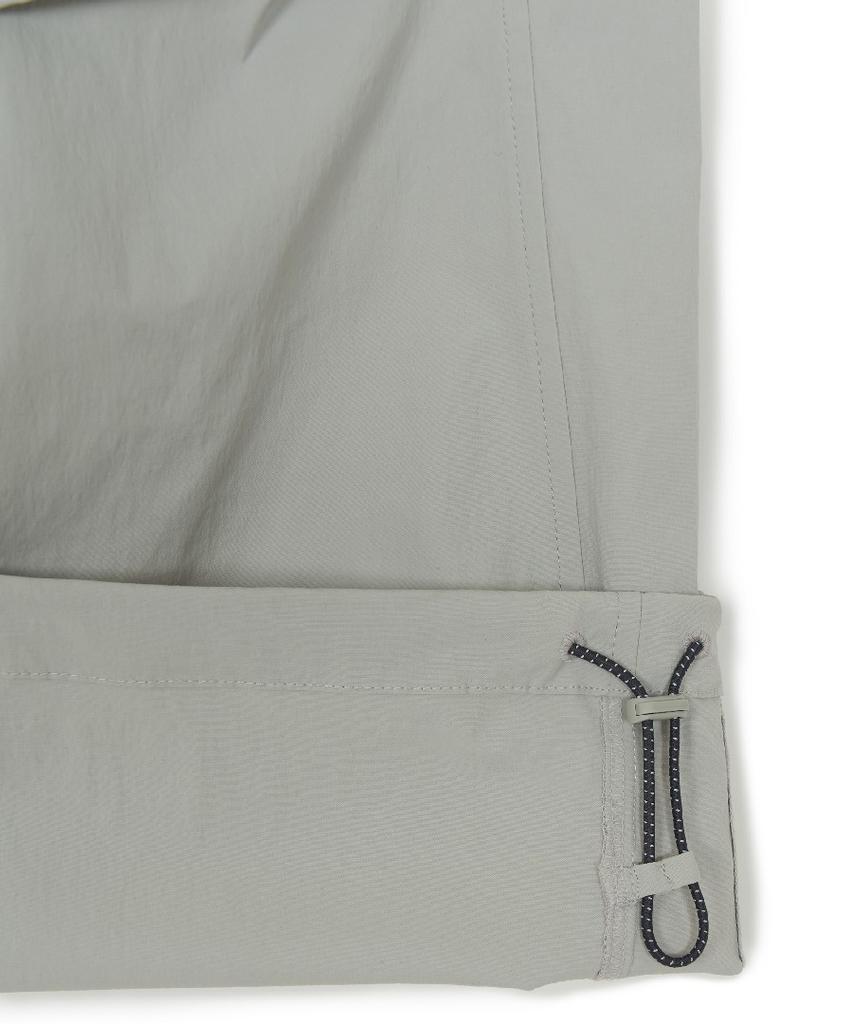 Emelbi Gorpcore Cotton Touch Parachute Cargo Wide Pants Ny (L.Grey)