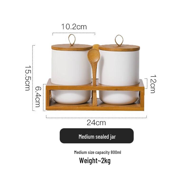 YIXI Ceramic Tea Coffee Storage Canister Set