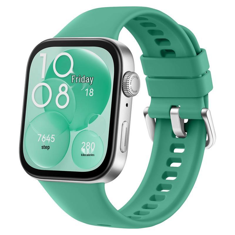 Compatible with Huawei Fit4 Watch, Micro-textured Silicone Strap, Same Style As Original HUAWEI FIT3 Strap.