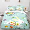 Cartoon 3d Animals Flowers Bedding Set Boys Girls Kids Duvet Cover Pillowcase Bed Linen Twin Full Queen King Comforter Cover Set