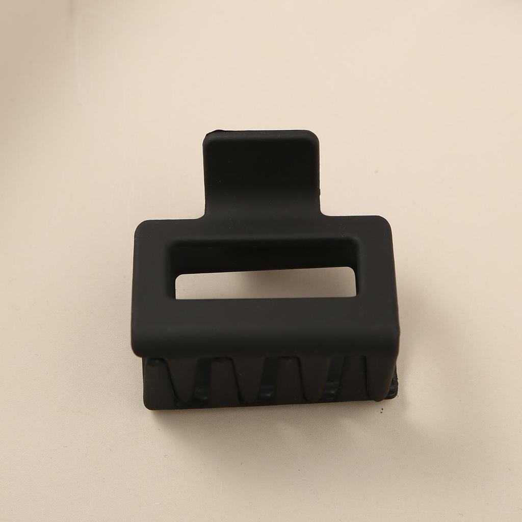 8.5CM x 10.5CM Rectangular Matte PS Hair Clip - Simple Shark Hair Accessory