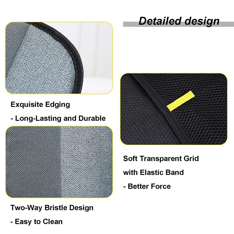 Static Pet Hair Removal Gloves Brush, Reusable Electrostatic Cat Dog Pet Hair Remover Grooming Glove Brush Tool