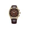 Серия Eco-Drive Модные Повседневные Солнечные Кварцевые Часы Мужские Часы Коричневые CA0612-14X