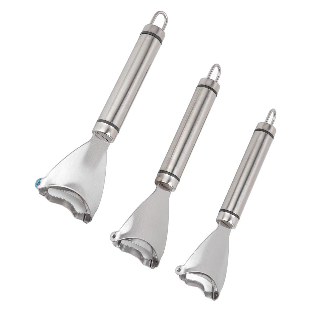 3 Stück Edelstahl Mais Schneider Schäler Sicher Schnell Sauber Bequemer Griff Maisdrescher Hobel