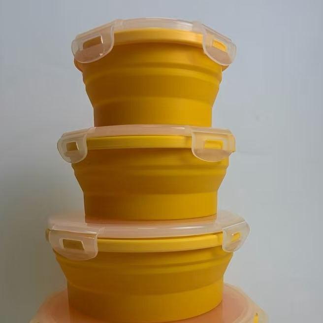 Pet folding dog food outdoor dog food portable dog bowl travel food basin