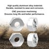 Aluminum Alloy 5.5MM RC Hex Mount Connector Fit for   RC 1:10 Off Road Vehicle Upgrade Parts(Blue K949-009B )
