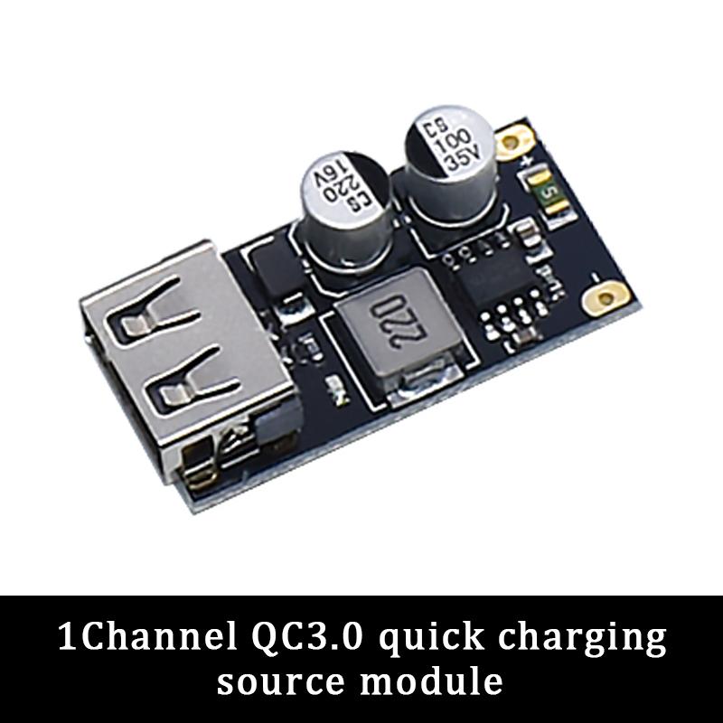 

LIZAO 6-32V to 5V 9V 12V USB QC3.0 QC2.0 Fast Charger DC-DC Buck Step Down Converter Power Module Board