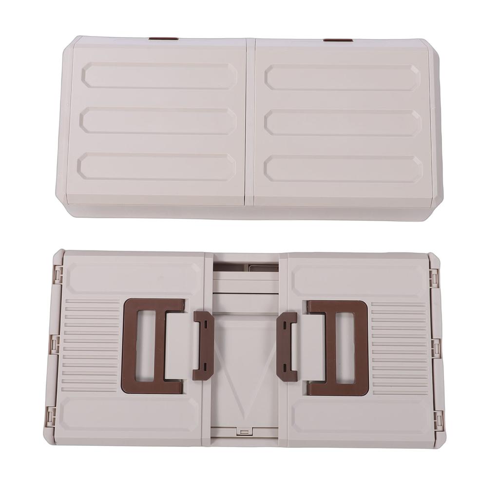 Outdoor Storage Box 2 Tier Large Capacity Foldable Stackable Water Proof Dust Proof Camping Storage Bin for Picnic