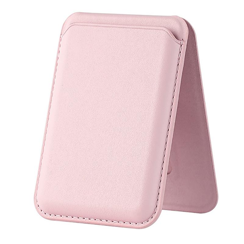 Magnetic For Magsafe Leather Wallet Card Holder For Iphone 16 15 14 13 Pro Max Hide Phone Stand Bank Id Card Holder Pocket Cover