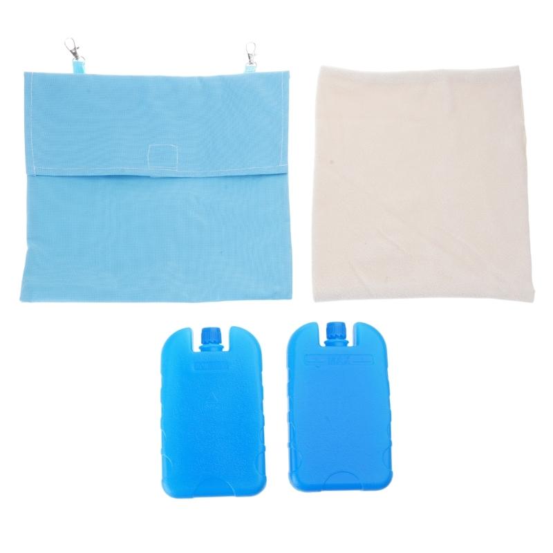 

Ice Pack Cover for Small Pet Keep Rabbits & Guinea Pigs Cage Cool Napping Absorbs Condensation Rabbits & Guinea Pigs синій