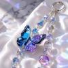 Schmetterling Anhänger Handy Lanyard Anhänger Kristall Perlen Handyhülle Kette Für Handy