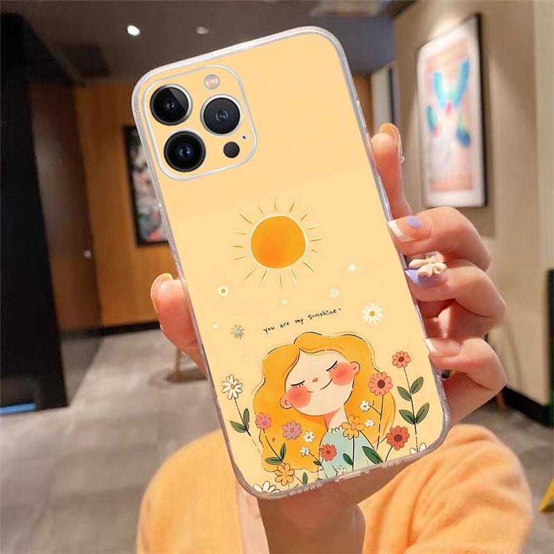 Brave Strength Motivation Quotes Transparent Case For iPhone 13 14 15 16 17 Air Pro Max Plus Mini Shockproof Cover