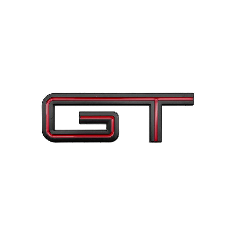 1Pc GT Logo 3D Chrome Metal Car Rear Trunk Logo Decal Badge Sticker For Mustang Shelby GT GT500 GT350 Car Styling Accessories