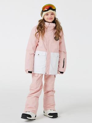 Roupa de Esqui de Inverno para Crianças: Jaqueta e Calças Impermeáveis e Quentes para Meninos e Meninas