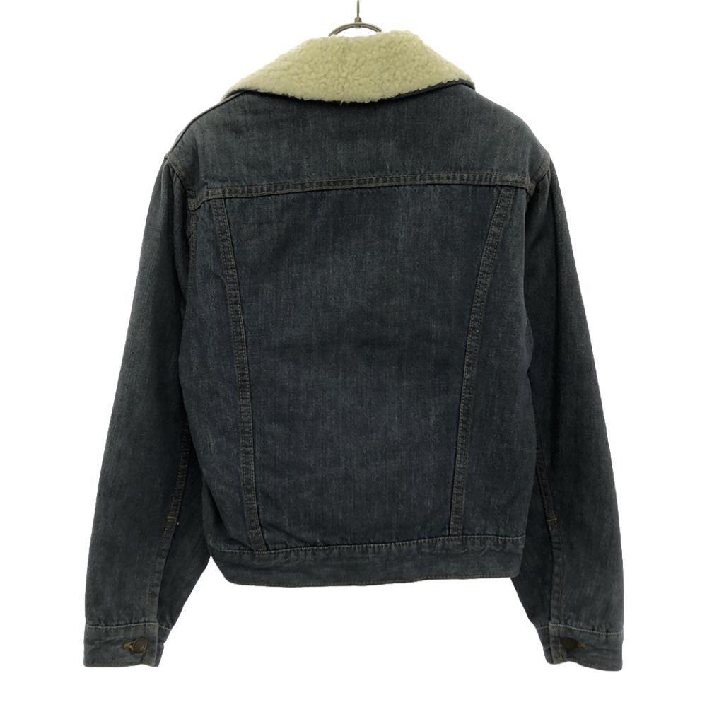 ROEBUCKS 70s 80s Vintage Denim Jacket 34-R Boa Lining Tracker Men's Used