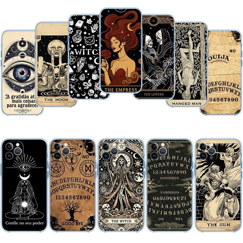 Witch Divination Tarot Moon Phone Case for Motorola Moto G10 G20 G30 G31 G32 G34 G35 G41 G42 G50 G51 G52 G55 G60 G60S