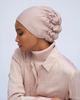 Fashion Muslim Hijab Cap Women's Ruffled Stretch Cotton Under Scarf Turban Caps Tie Strap Lining Satin Silk Islam Headscarf