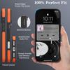 Luxury Business Carbon Fiber Leather Magnetic Magsafe Case For iPhone 17 16 15 14 13 12 Pro Max 16 Plus 17Air 17Pro Orange Cover