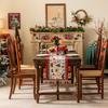 Christmas Woven Jacquard Table Runner Bed Scarf Home Decor Tablecloth 35x140-35x300