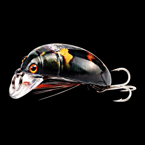 3.8cm/4.1g Floating Fishing Bait 3D Eyes Bright Color Anti Corrosion Minnow Bait Fishing