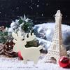 Christmas Elk Figurine Silicone Molds for Epoxy Resin Gypsum Ornament Elk Figurine Concrete Cement Silicone Molds