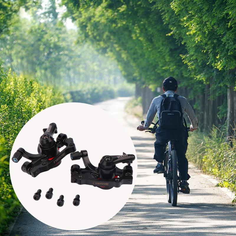Vorder- und Hinterradbremskörper Mechanische Scheibenbremsköpfe Fahrrad Bergteil Mountainbike Scheibenbremsen Bremssättel Fahrradteile