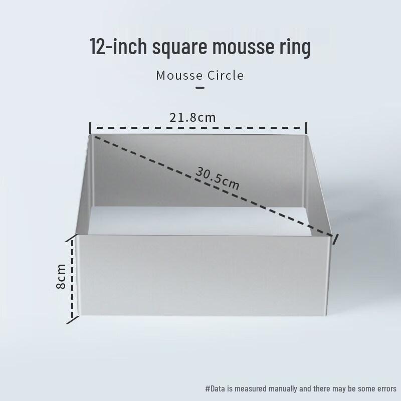 Wankajia Stainless Steel Mousse Cake Rings