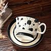 OLOEY Finnish Vintage Hand-Painted Ceramic Coffee Cup Set